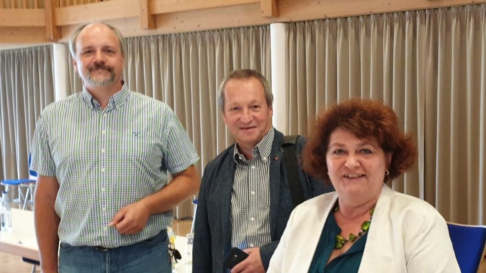 Die SPD Fraktion im Oberallgäuer Kreistag: Markus Kubatschka, Dr. Gerhard Wimmer, Vera Huschka